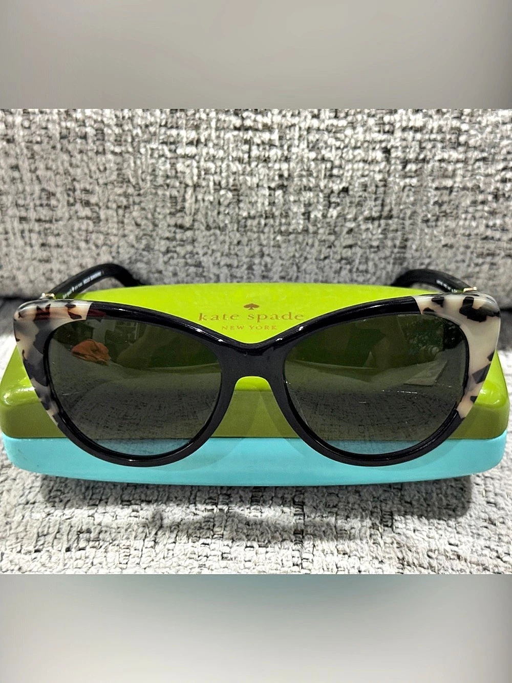 Kate Spade New York Sherylyn/S Cat-Eye Sunglasses Black & Brown